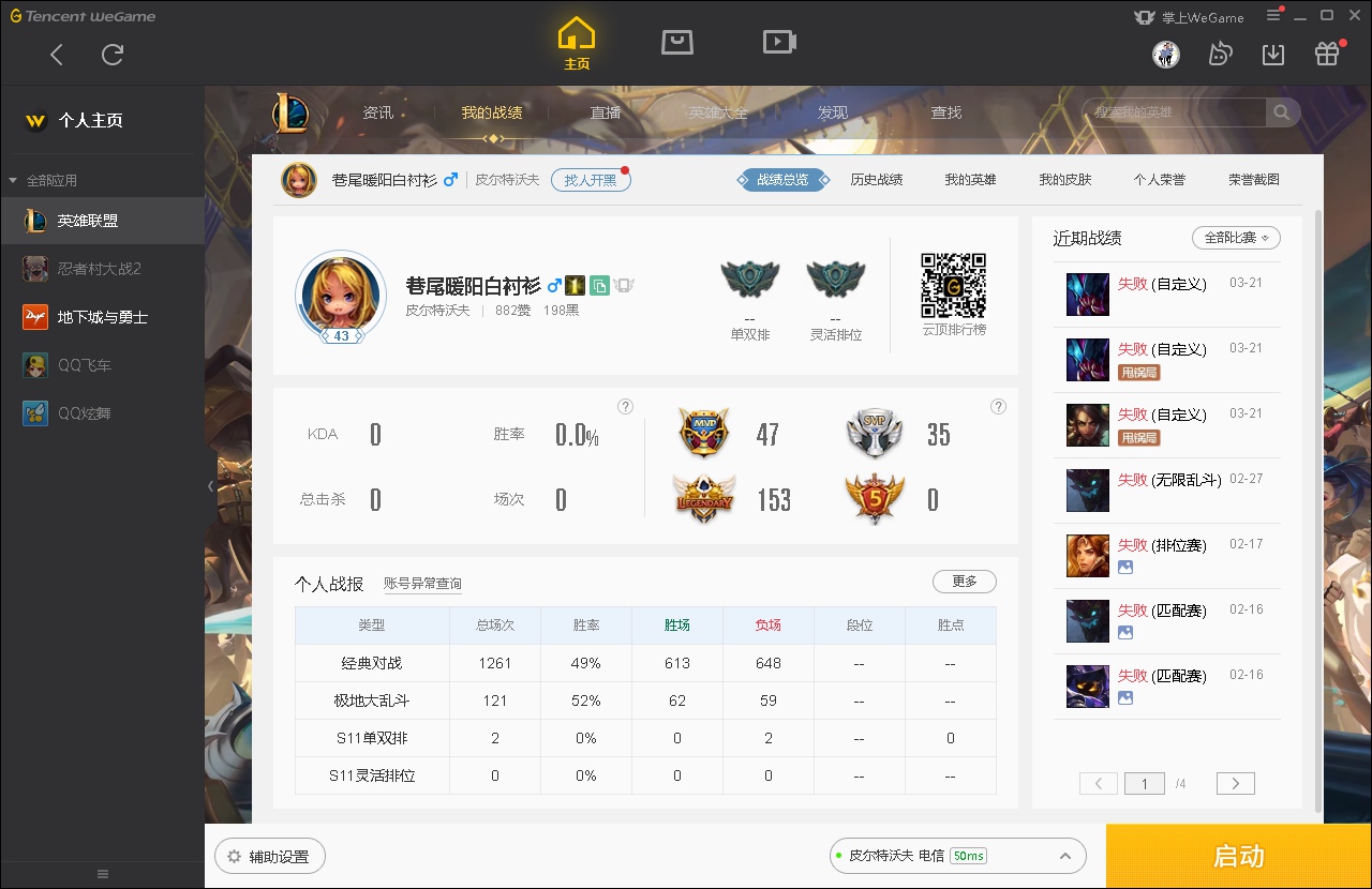 【电信】【皮尔特沃夫】96英雄-122皮肤   X皮尔特沃夫：龙猴！96英雄122皮肤极品带妹虐菜号.   